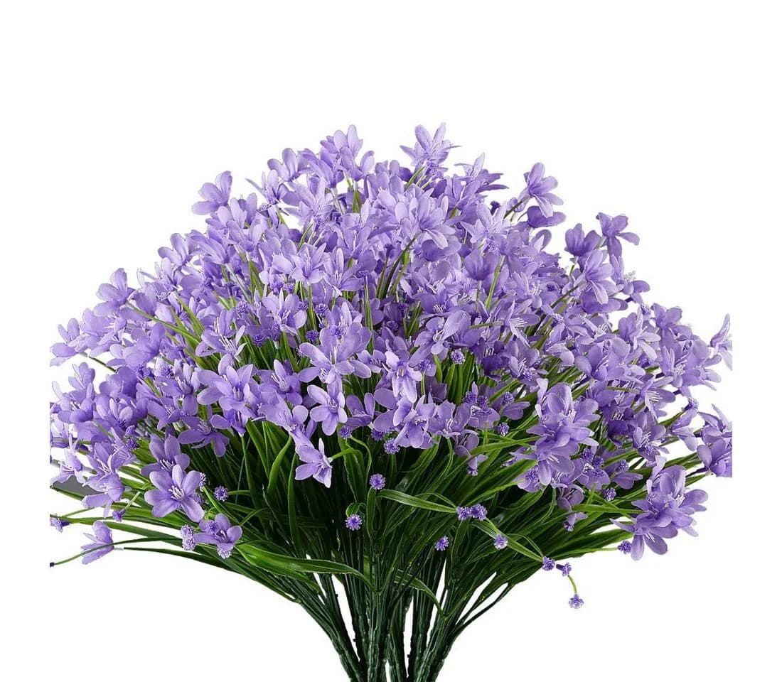 Coonoor Kunstblumenstrauß 3er Set Geranie UV-beständig - Bild 2