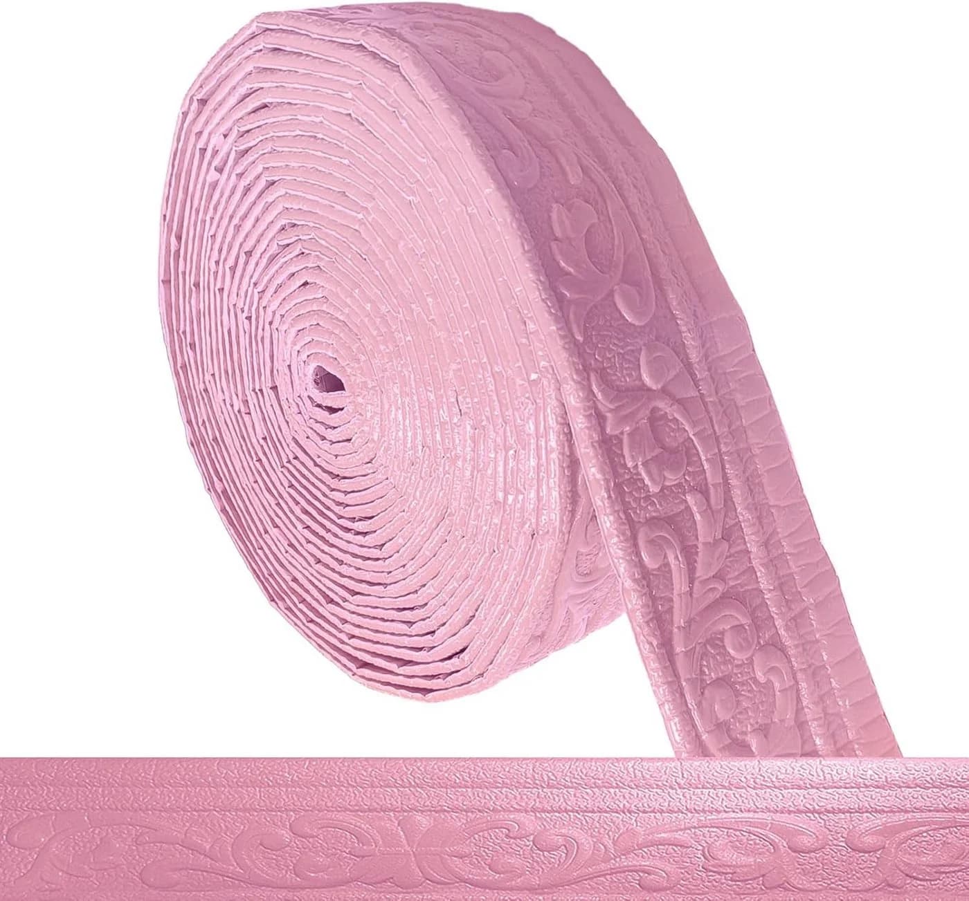 Kaket Selbstklebende 3D Wandbordüre Rosa XPE Schaum - Bild 2