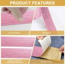 Kaket Selbstklebende 3D Wandbordüre Rosa XPE Schaum Bild 3