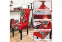 Bomiclss Elastische Stuhlhusse Weihnachtsdesign Polyester Bild 3