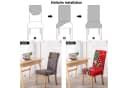 Bomiclss Elastische Stuhlhusse Weihnachtsdesign Polyester Bild 4