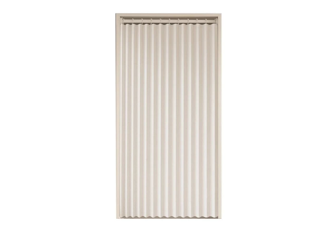 Kaket Türvorhang Beige Polyester Verdunkelung Isolierung - Bild 2