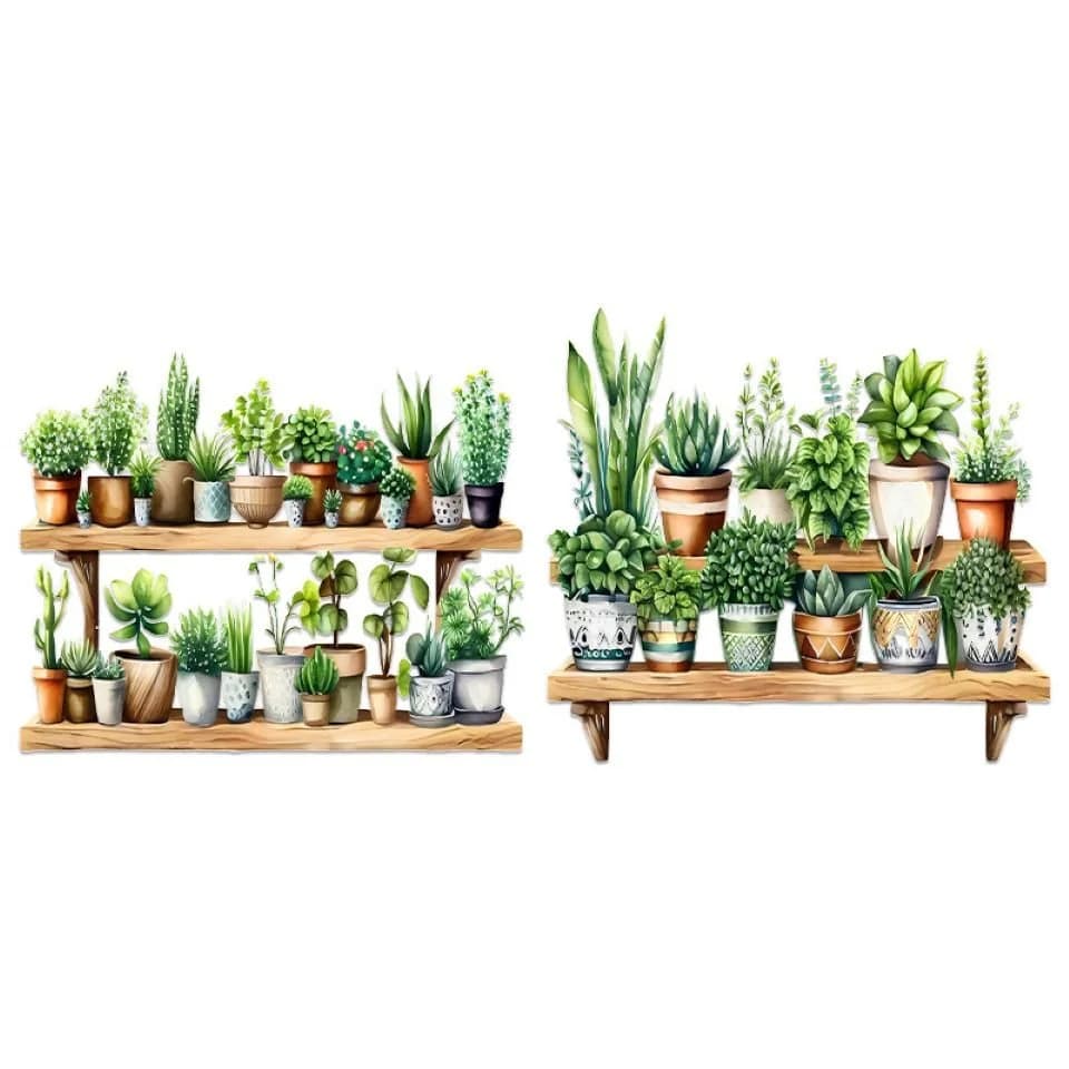 Coonoor Blumenmuster Fenstersticker PVC Statische Folie Bunt - Bild 2