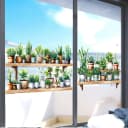 Coonoor Blumenmuster Fenstersticker PVC Statische Folie Bunt Bild 3