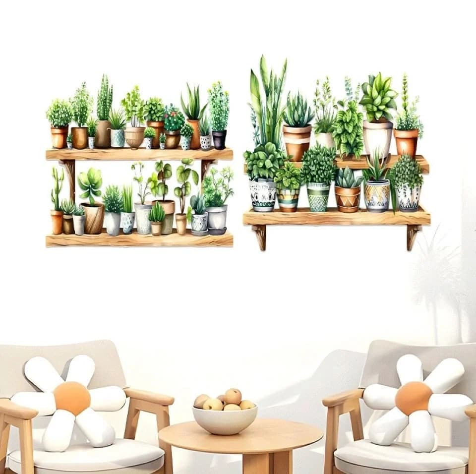 Coonoor Blumenmuster Fenstersticker PVC Statische Folie Bunt - Bild 5