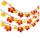 Coonoor LED-Lichterkette 3M 20LED Kürbis Ahornblatt Deko Bild 2