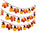 Coonoor LED-Lichterkette 3M 20LED Kürbis Ahornblatt Deko Bild 2