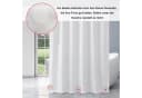 Coonoor Duschvorhang Beige Wasserdicht Anti-Schimmel PEVA Bild 1