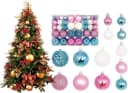 Coonoor Weihnachtsbaumkugel Set 44 Teile Kunststoff Blau Bild 4