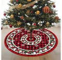 Coonoor Weihnachtsbaumdecke Rot 90cm Bild 4