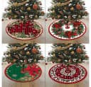 Coonoor Weihnachtsbaumdecke Rot 90cm Bild 5