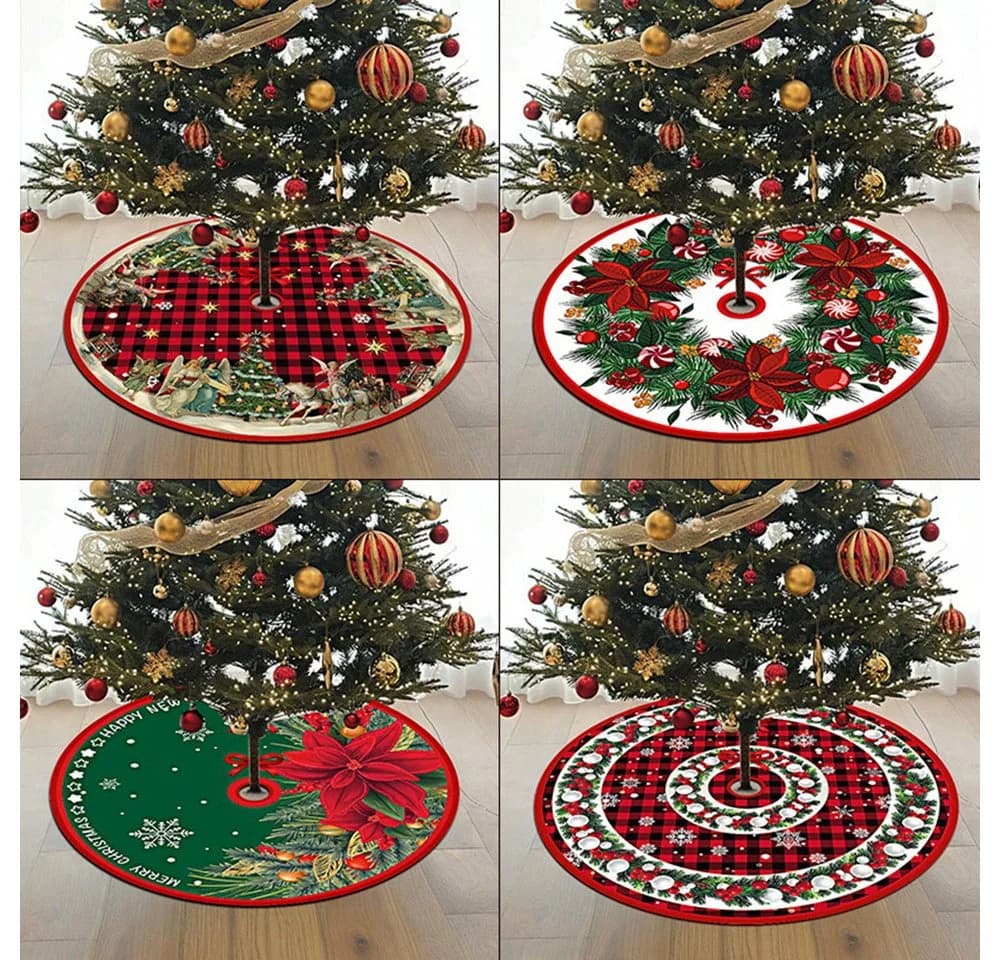 Coonoor Weihnachtsbaumdecke Rot 90cm - Bild 5
