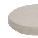 Coonoor Stuhlkissen Rund Beige Leinen Sitzkissen mit rutschfester Basis Bild 2