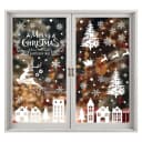 Coonoor Weihnachts-Fensterbilder 4-tlg. Selbstklebend & Wiederverwendbar Bild 2
