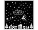 Coonoor Weihnachts-Fensterbilder 4-tlg. Selbstklebend & Wiederverwendbar Bild 5