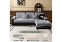 Coonoor Sofaschoner Grau Rutschfest Chenille Überzug Bild 1
