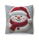 CLTYQ Kissenbezüge Weihnachten Retro 4er Set Leinen Bild 5