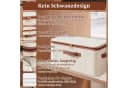 Faltbare Aufbewahrungsbox aus Stoff mit Reißverschluss Bild 4