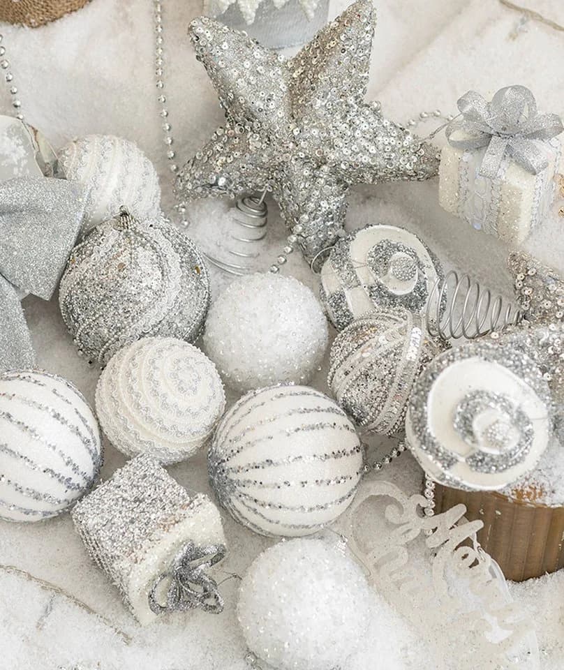 Bomiclss Weihnachtsbaumkugel 16-tlg. Bunte Weihnachtskugel-Set - Bild 5