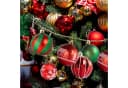 Coonoor Weihnachtsbaumkugel Set 44 St. Rot/Grün Kunststoff Bild 1