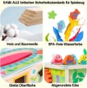 CLTYQ Motorikwürfel 6-in-1 Holz Babyspielzeug ab 3 Jahre Bild 3