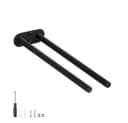 Venkuber Handtuchhalter Zweiarmiger Edelstahl-Handtuchhalter 40 cm Bild 2