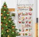 CLTYQ befüllbarer Adventskalender 24-Türig Stoff Bunt Bild 3