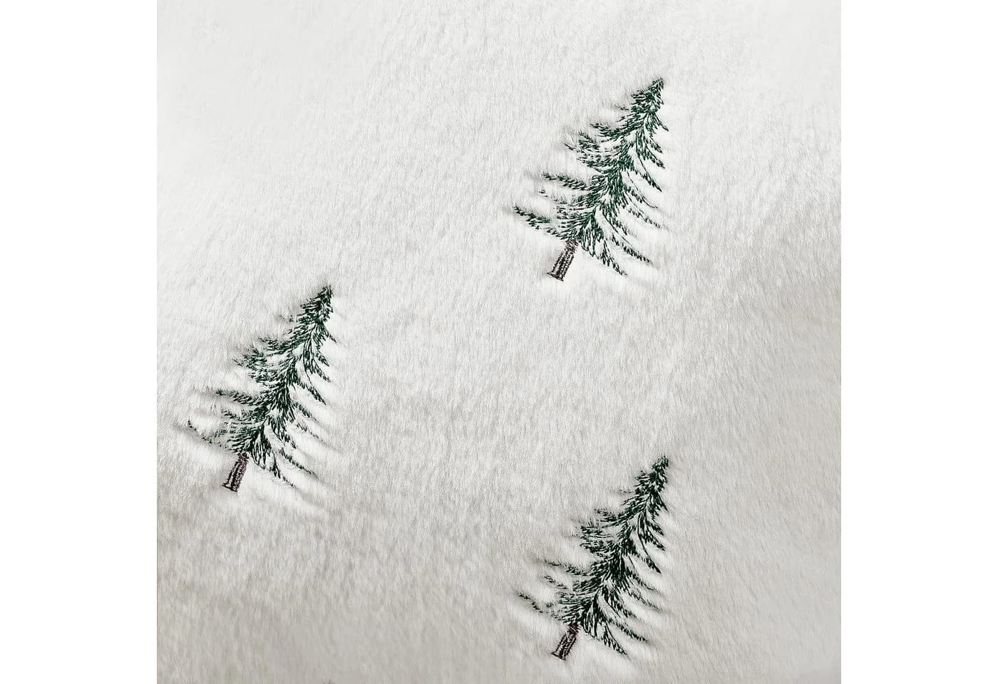 CLTYQ Kissenbezug Kunstpelz Weihnachten 45x45cm 2er Pack - Bild 3