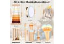 CLTYQ Spielzeug-Musikinstrumenten-Set 12 PCS, Montessori-Holzspielzeug, Percussion-Instrumente mit Xylophon Bild 1