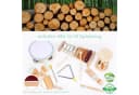 CLTYQ Spielzeug-Musikinstrumenten-Set 12 PCS, Montessori-Holzspielzeug, Percussion-Instrumente mit Xylophon Bild 5