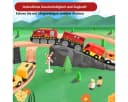 CLTYQ Spielzeug-Eisenbahn Elektrische Lok Magnetverbindung Bild 3