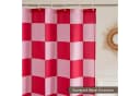 Minicloss Duschvorhang Retro-Schachbrettmuster 183x183 cm Bild 4