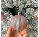 Bextsrack Weihnachtsbaumkugeln 12-teiliges Set Rot Bild 3