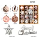 Bextsrack Weihnachtsbaumkugeln Set, 18 St. Gold Bild 1