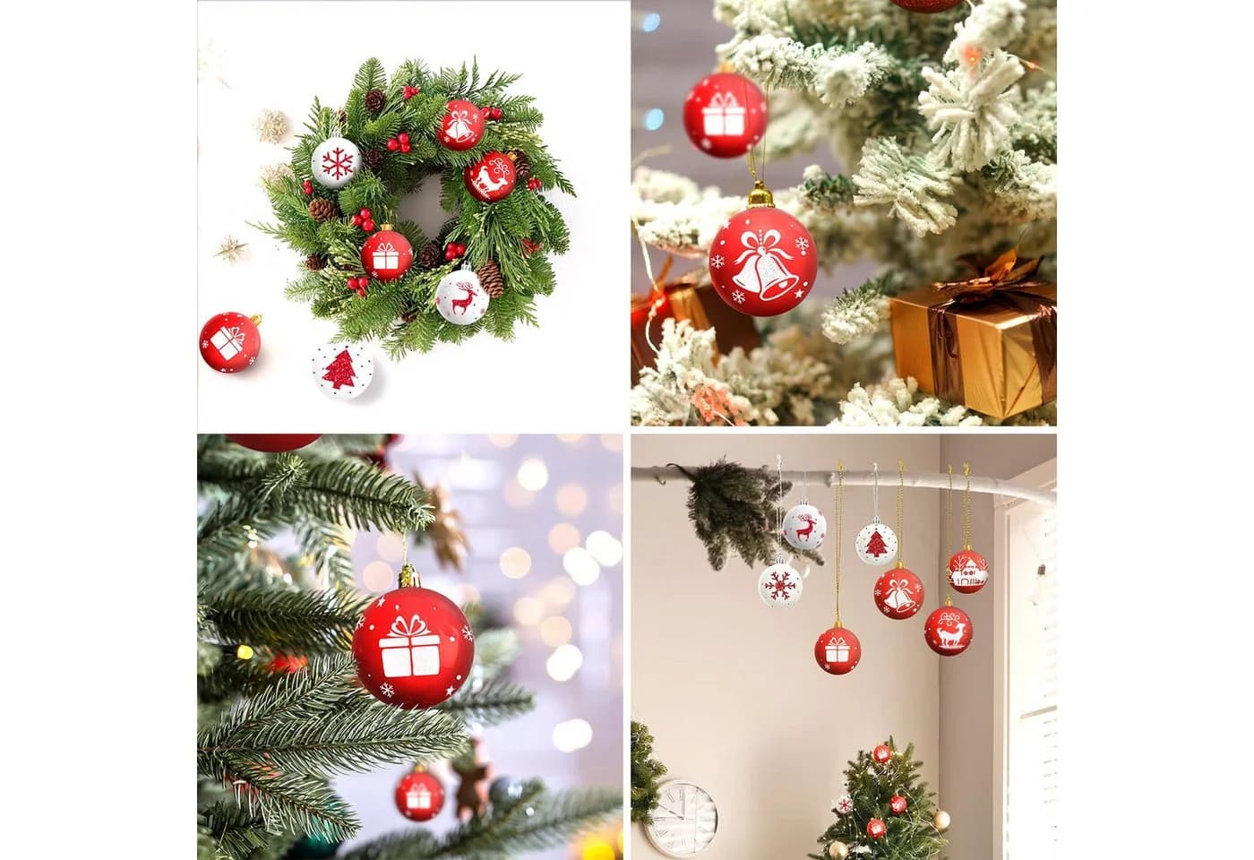 Bextsrack Weihnachtsbaumkugeln Set, 18 St. Gold - Bild 3