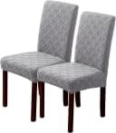 Minicloss Stuhlhusse Stretch Grau Mikrofaser Waschbar Bild 2