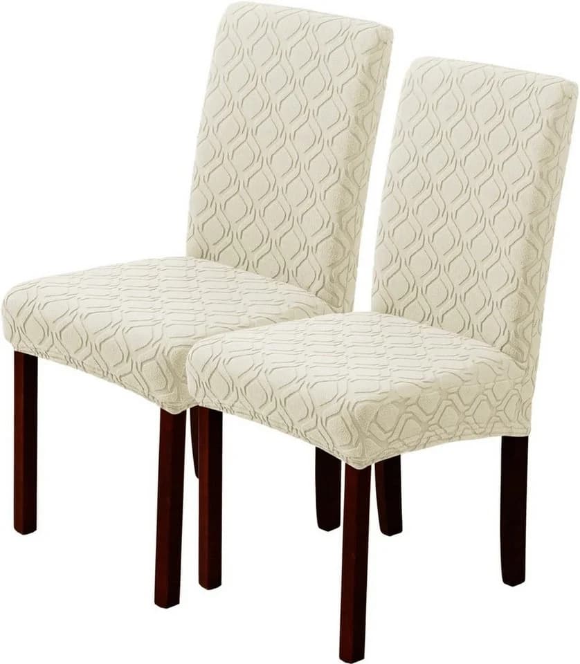 Minicloss Stuhlhusse Stretch Beige Mikrofaser Waschbar - Bild 2