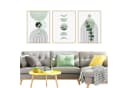 Coonoor Boho Wandbild Set 3-teilig Grünpflanzen Modern Bild 2