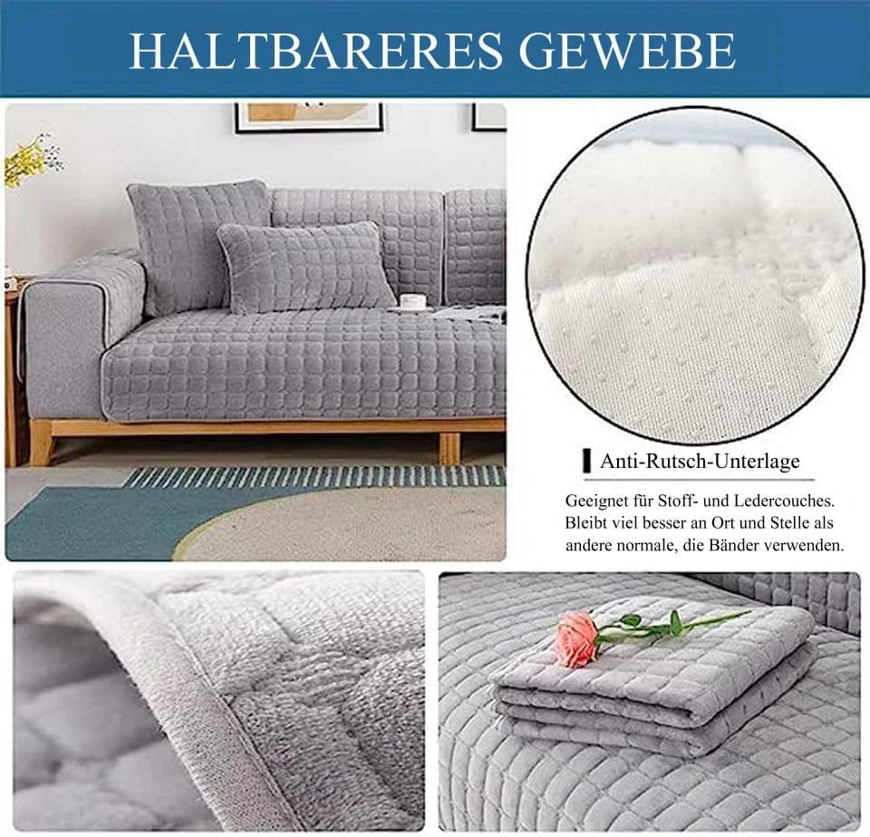 Minicloss Sofaschoner Sofabezug 1-4 Sitzer rutschfest - Bild 3