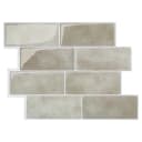 Minicloss Selbstklebende 3D Küchenrückwand Beige Spritzschutz Bild 2