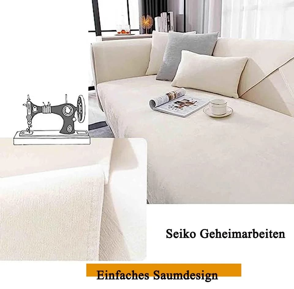 Minicloss Sofaschoner Sofahussen Anti-Rutsch Beige - Bild 3