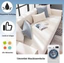 Minicloss Sofaschoner Sofahussen Anti-Rutsch Beige Bild 5