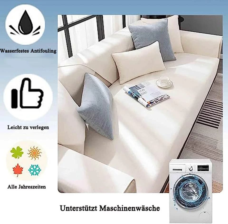 Minicloss Sofaschoner Sofahussen Anti-Rutsch Beige - Bild 5