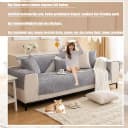 Minicloss Sofaschoner Grau Anti-Rutsch Sofahülle Bild 1