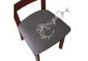 Minicloss Stuhlhusse Sitzbezug Bürostuhl Bezug Stretch Stuhlbezug Sitzfläche Waschbar Bild 2