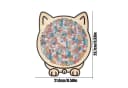 Zaewry Katzen-Holzpuzzle 135 Teile Morandi-Farben Bild 1