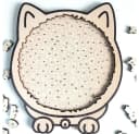 Zaewry Katzen-Holzpuzzle 135 Teile Morandi-Farben Bild 4