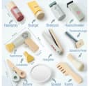 Zaewry Spielzeug-Frisierkoffer Kinder Holz Friseur Spielset Bild 5