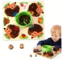 Zaewry Holz-Steckspiel Montessori Lernspielzeug Bunt Bild 2