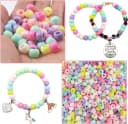 Zaewry Kreativset Perlen DIY Armband Bastelset Bunt Bild 3